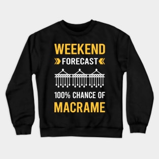 Weekend Forecast Macrame Crewneck Sweatshirt